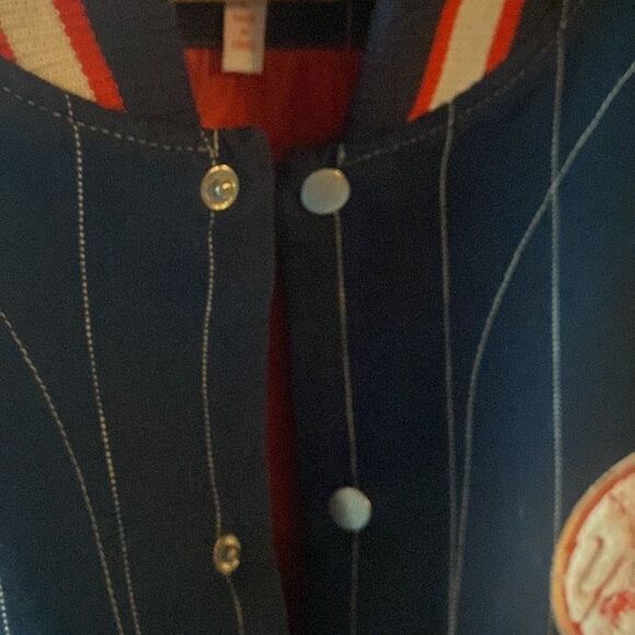 NEW YORK YANKEES COMMEMORATIVE VINTAGE JACKET SIZE LARGE EXCELLENT CONDITION! - Picture 6 of 10